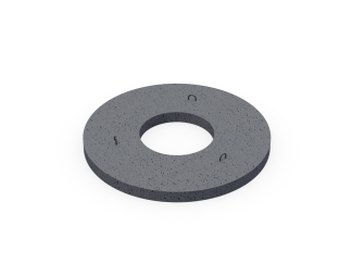 60” X 4” Flat Concrete Lid (Centered)