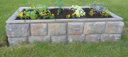 Multi-Stone Raised Bed Planter Block