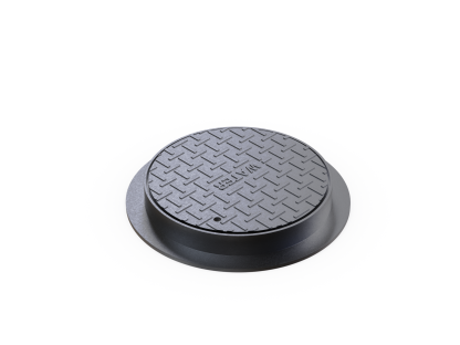Solid Steel Water Lid with 4-Inch Ring - Image 3
