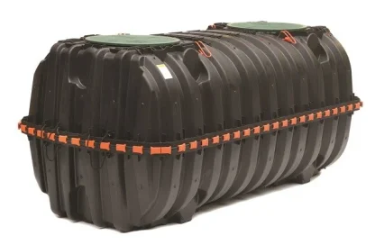 1000 Gallon Plastic Septic Tank - Full View