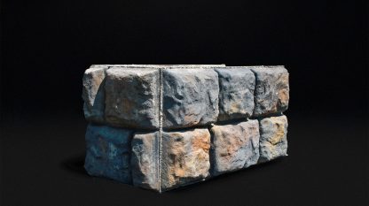 Concrete Wall Block - Fence Top End