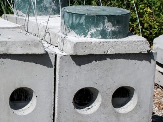 Concrete Distribution Box - With Plastic Lid