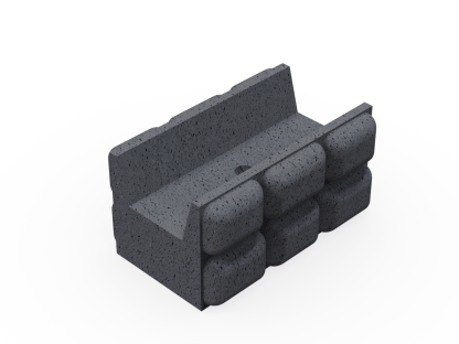 Concrete Wall Block-Fence Top