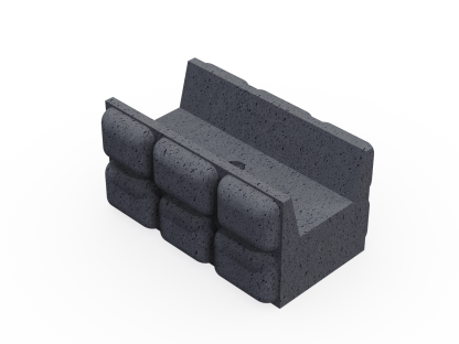 Concrete Wall Block-Fence Top