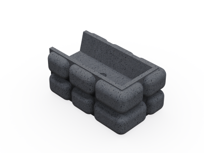 Concrete Wall Block-Fence Top End
