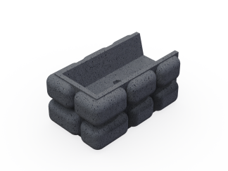 Concrete Wall Block-Fence Top End