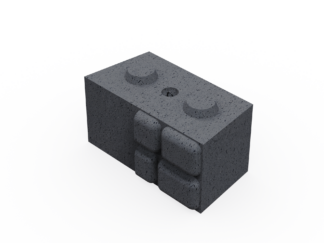 Concrete Landscape Base Inside Corner Block (Right) BCPI Product #4022