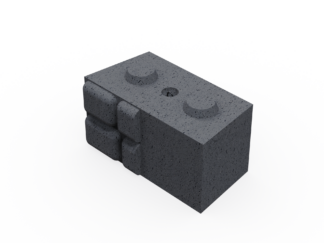 Concrete Landscape Base Inside Corner Block (Left) BCPI Product #4032