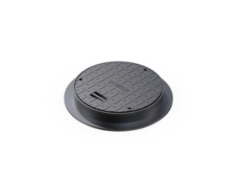 Bolt Down Sewer Lid with 4-Inch Ring