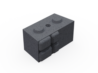 Concrete Landscape Base Inside Corner Block (Left) BCPI Product #4032